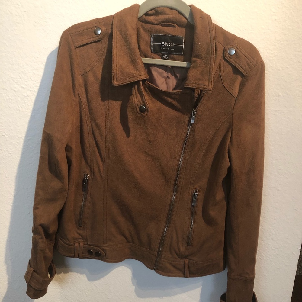 BNCI Suede Leather jacket NEW